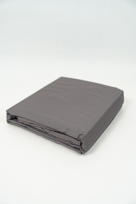 Sábanas 2 Plazas 200 Hilos Gris Oscuro