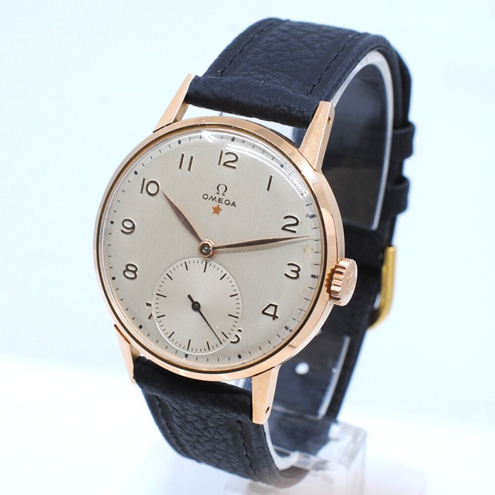 Omega referencia 2271 rara esfera de estrella dorada. Calibre 30T2PC oro rosa 18K Omega referencia 2271 rara esfera de estrella dorada. Calibre 30T2PC oro rosa 18K