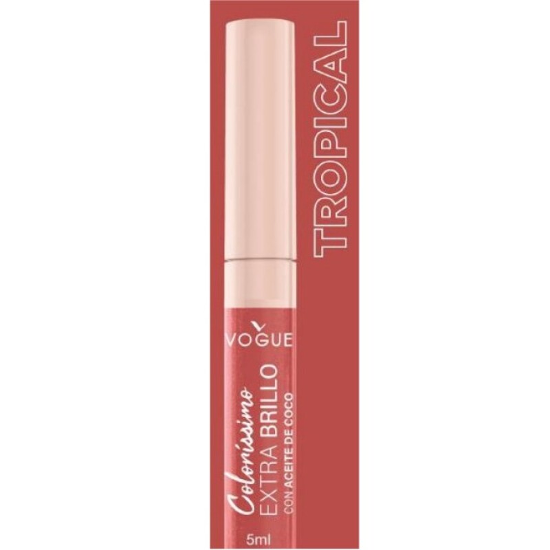 Labial Vogue Colorissimo Extra Brillo Tropical Labial Vogue Colorissimo Extra Brillo Tropical