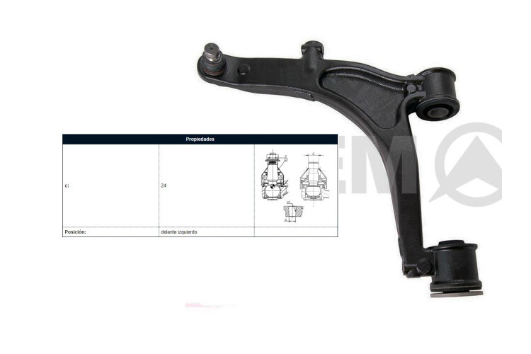 Parilla De Suspension Delantera Renault Master 04-25 Izq Parilla De Suspension Delantera Renault Master 04-25 Izq