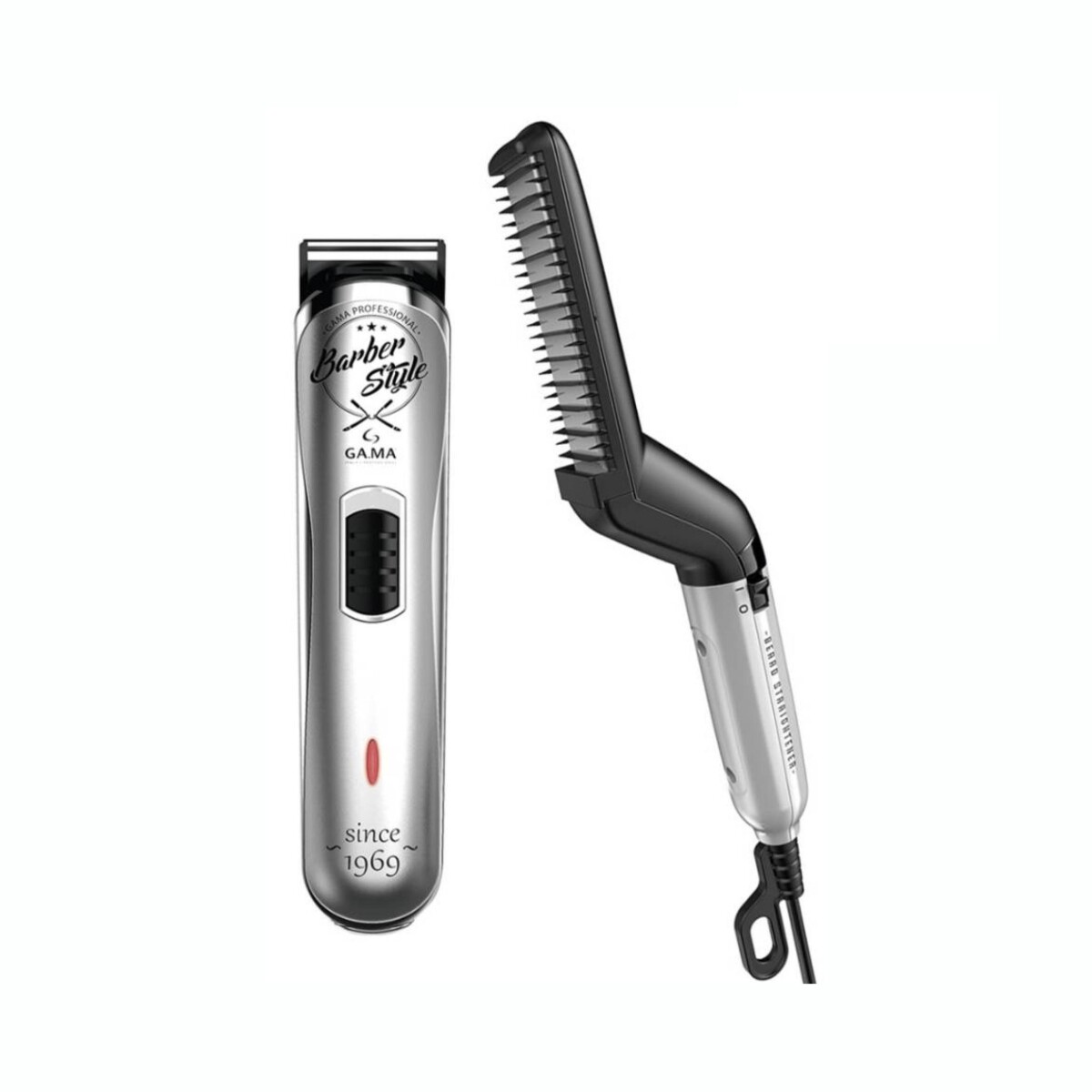 Combo GAMA Trimmer M GT 527 + Planchita Barber Style 