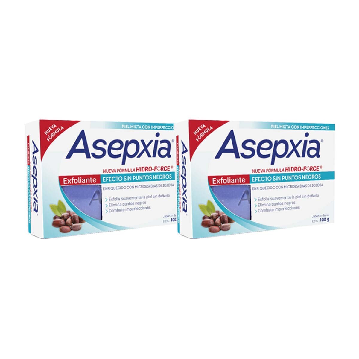 Pack Asepxia Jabon Exfoliante 