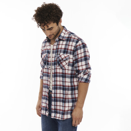 Camisa Wrangler de Hombre - FLANNEL SHIRT - WLS100UR ELD