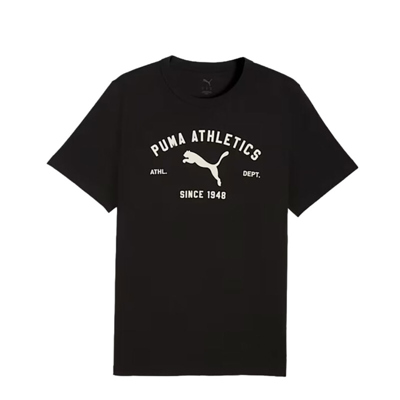 Remera de Hombre Puma Class Graphic Negro