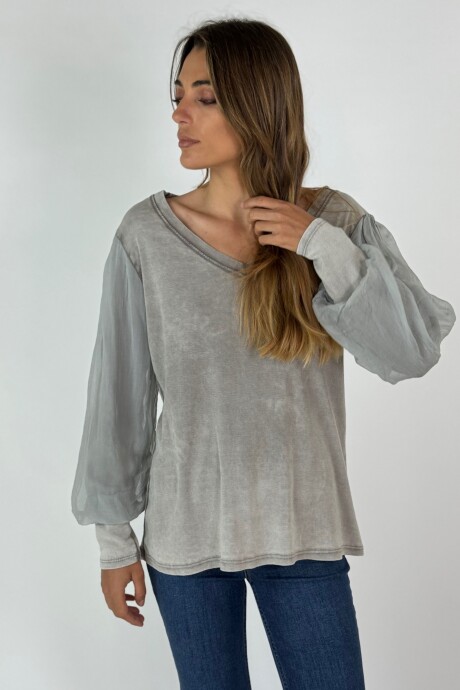 BLUSA DERYA Gris