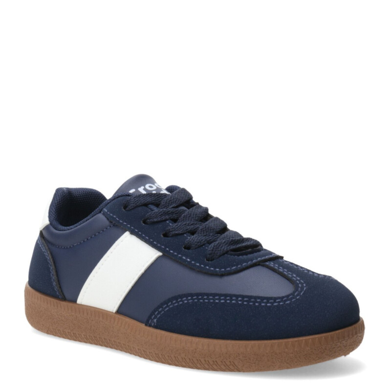 Championes de Niño Croco Kids ZAGA acordonado Azul Marino