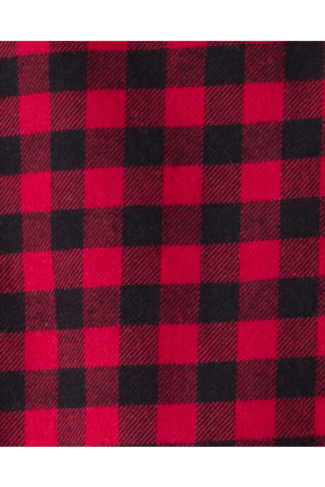 Body de algodón, tipo camisa, diseño a cuadros Body de algodón, tipo camisa, diseño a cuadros