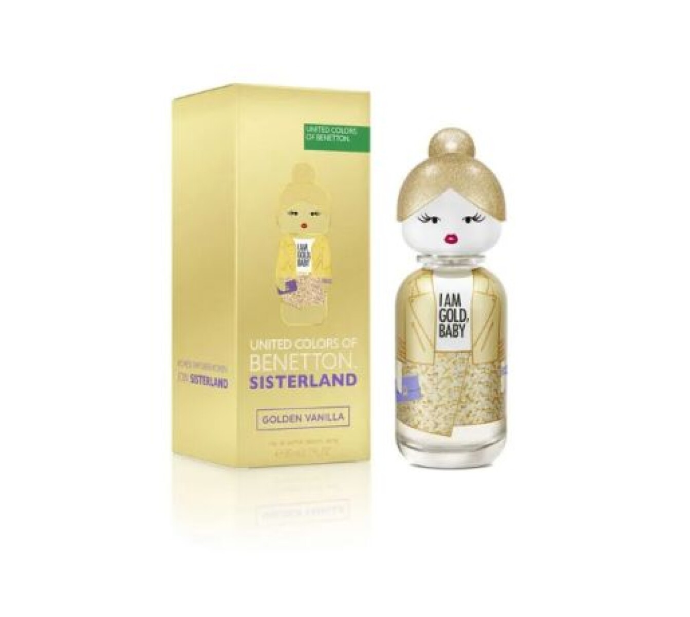 Perfume Benetton Sisterland Gold Vainilla EDP 80ml – Fragancia Dulce y Sofisticada