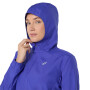 Casaca Running Silver Mujer Cobalt Burst