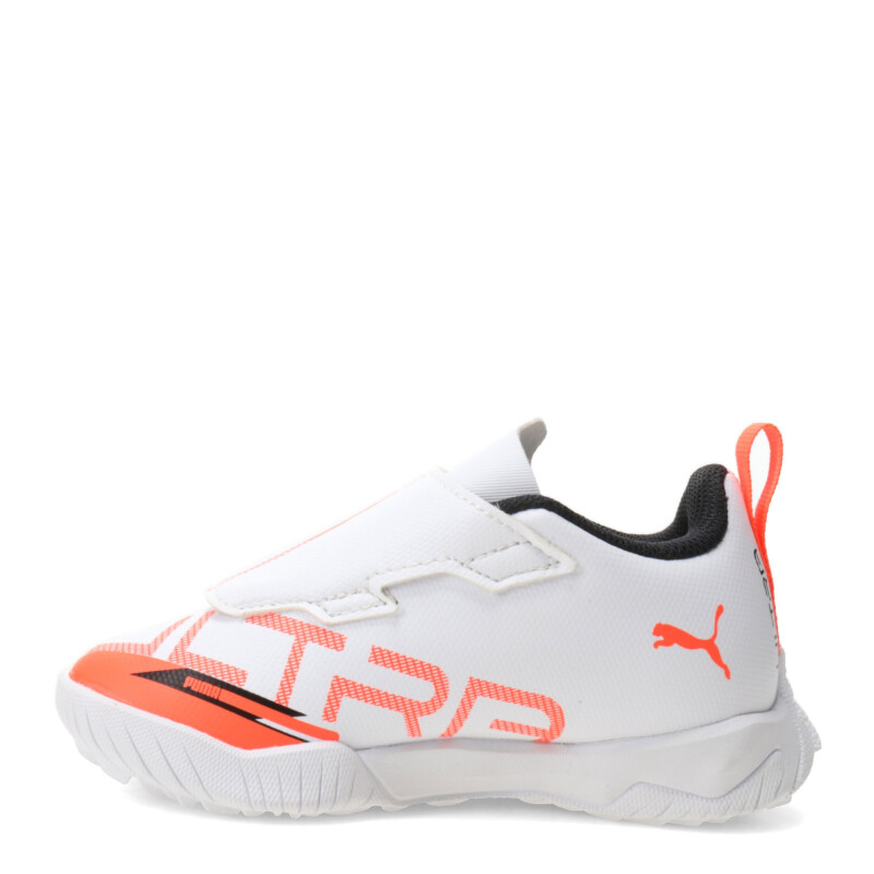 Championes Infantiles Puma JAY Blanco - Anaranjado - Negro