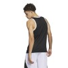 Musculosa Adidas Legends Basket 3 Rayas Negro