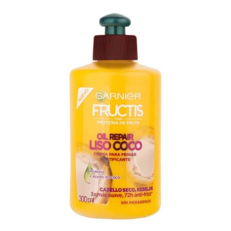 Crema para Peinar Fructis Oil Repair Coconut 300ml Crema para Peinar Fructis Oil Repair Coconut 300ml