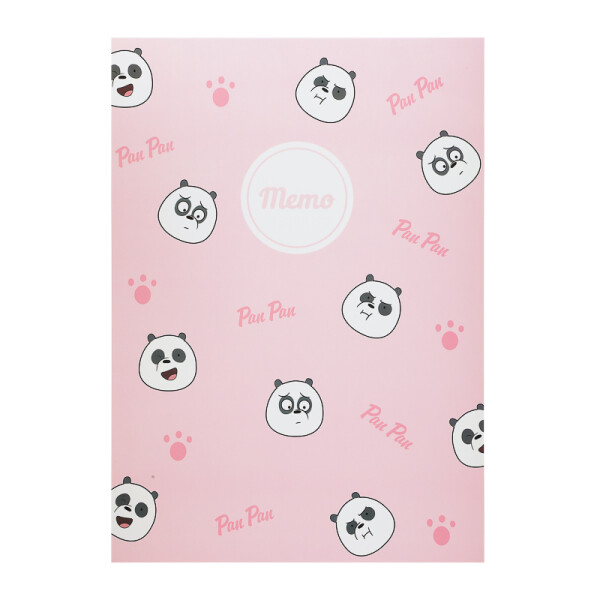 Cuaderno de notas Escandalosos A4 Panda