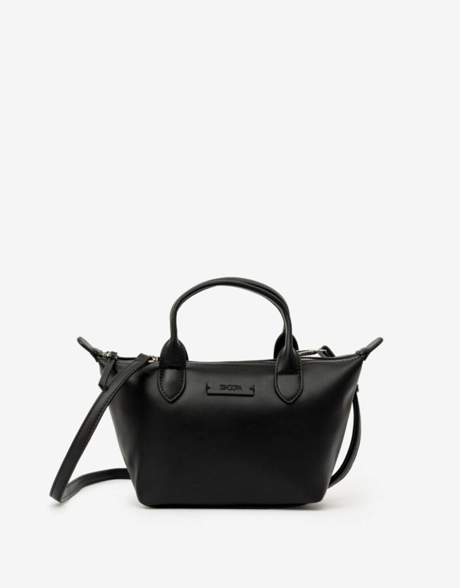 Bandolera Con Doble Asa - Negro 