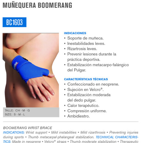 Body Care muñequera boomerang Body Care muñequera boomerang