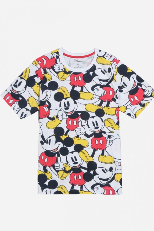 Camiseta dama Mickey BLANCO