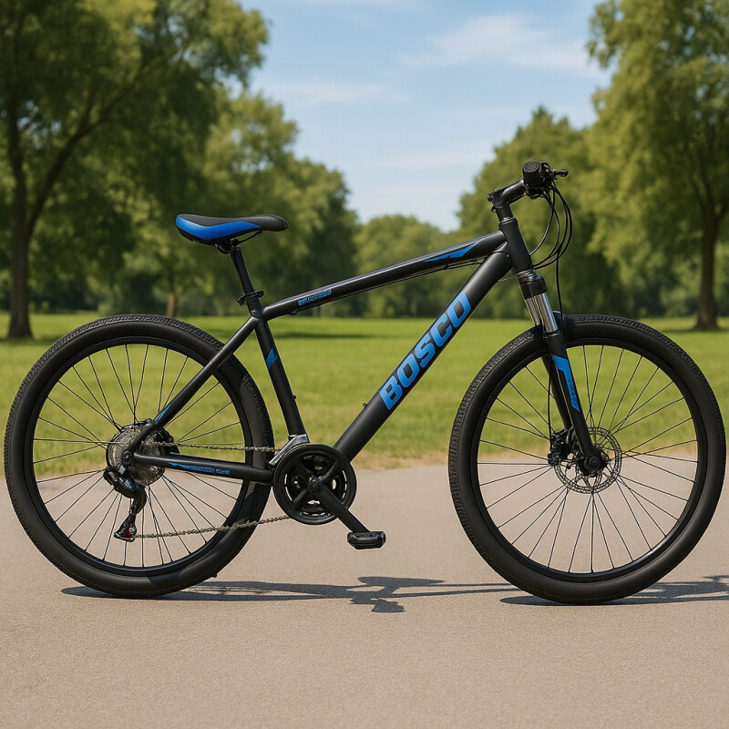 Bicicleta Montaña Rodado 26 Con 21 De Velocidad Aro 26 Azul