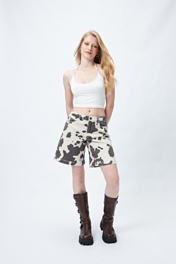BERMUDA JERSEY Animal Print