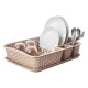 Escurridor de vajilla simil ratán BEIGE
