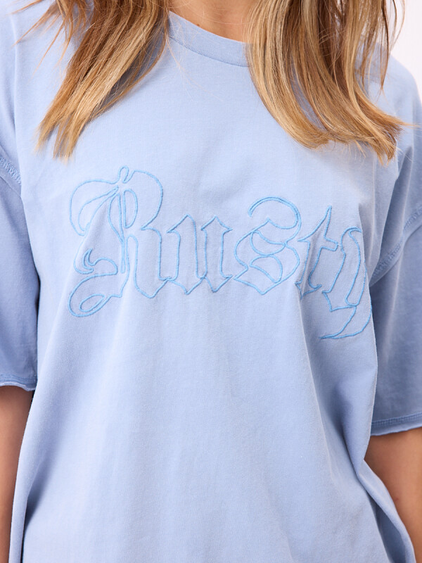 T-SHIRT CECILLE RUSTY Celeste