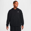 Abrigo Nike Club Fleece Hoodie de Hombre Negro