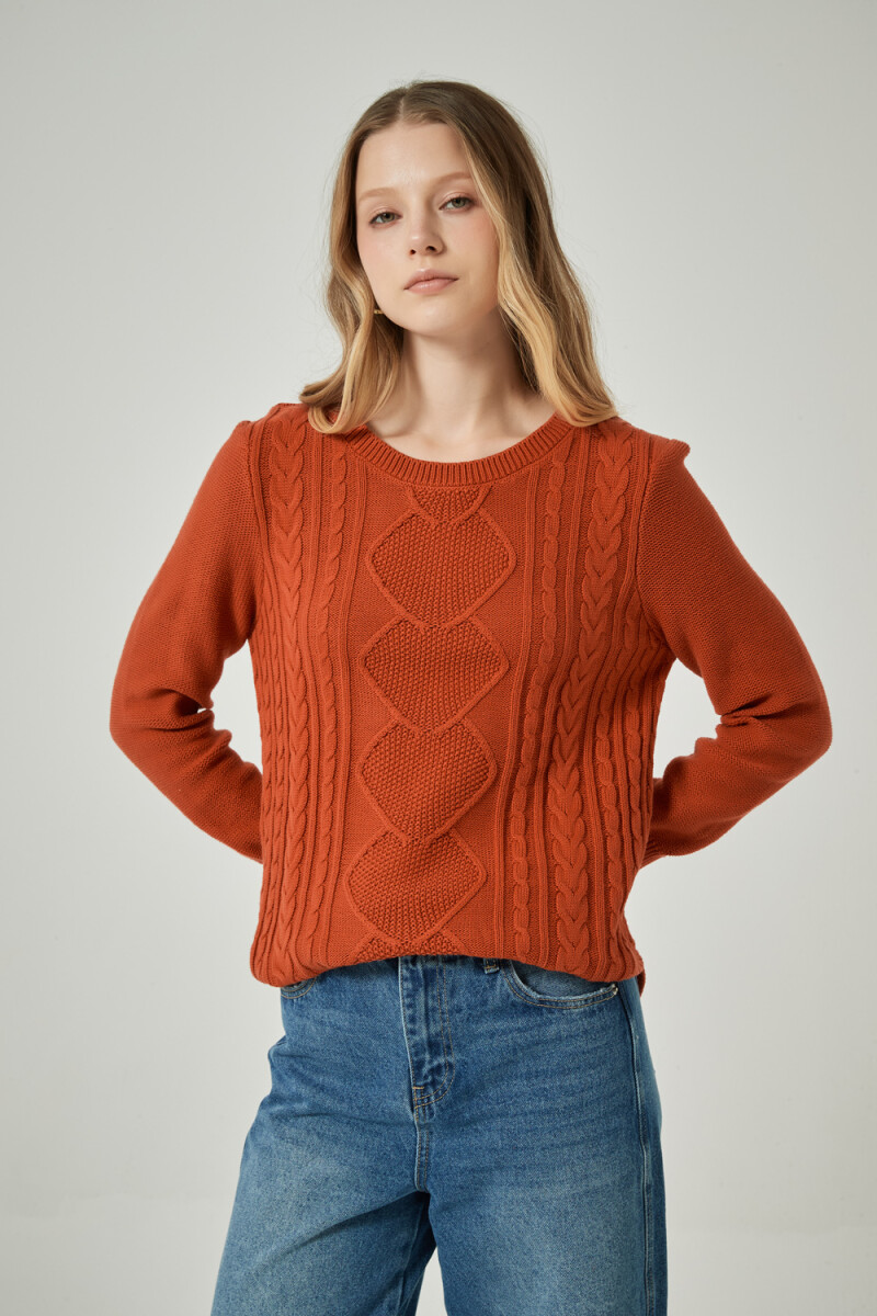 Sweater Aspasia - Terracota 