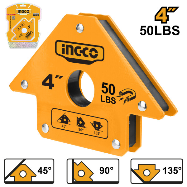ESCUADRA MAGNETICA 4´´ 50LBS AMWH50041 INGCO ESCUADRA MAGNETICA 4´´ 50LBS AMWH50041 INGCO