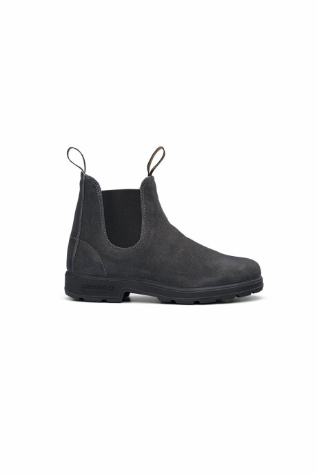 Botas 1910 Elastic Side V Cut Suede Waxy Steel Grey