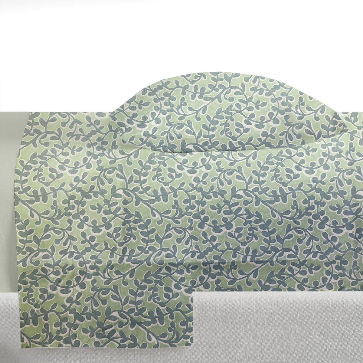 Juego Sábanas 1 Plaza Bukara 100% Microfibra - 251-2 HOJA MENTA 