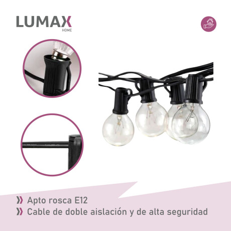 Pack x 2 Guirnalda Guía De Luces Vintage Pack x 2 Guirnalda Guía De Luces Vintage