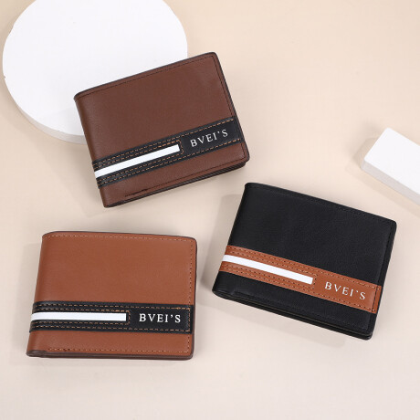 Billetera Masculina Clásica Bvei`s Negra
