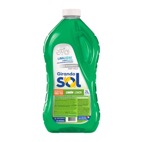 Detergente lavavajilla Limon Girando Sol 2l Detergente lavavajilla Limon Girando Sol 2l