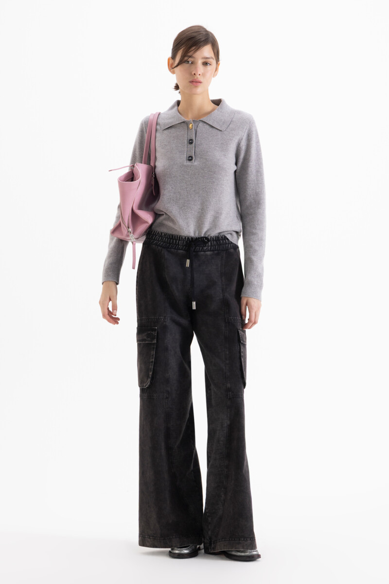 PANTALON SHELL Negro