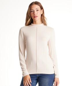 Polera Pespunte BEIGE