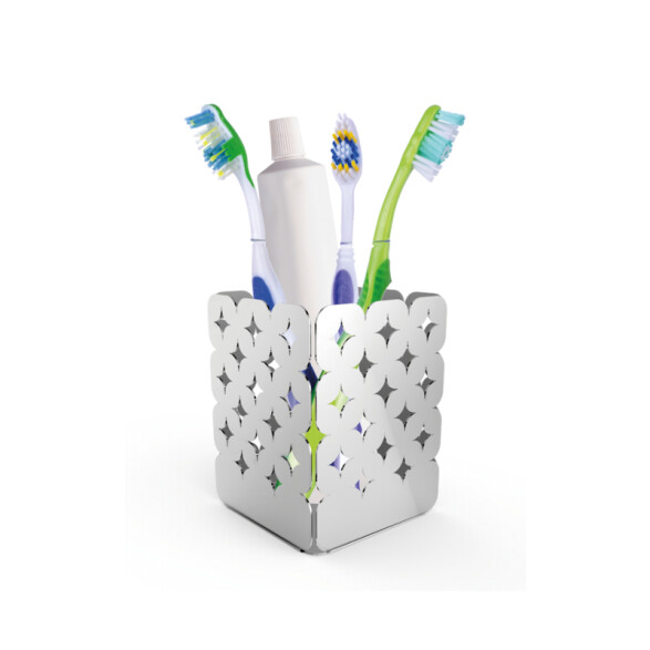 Organizador cuadrado en acero inoxidable, modelo LUCE -TRAMONTINA TF0005