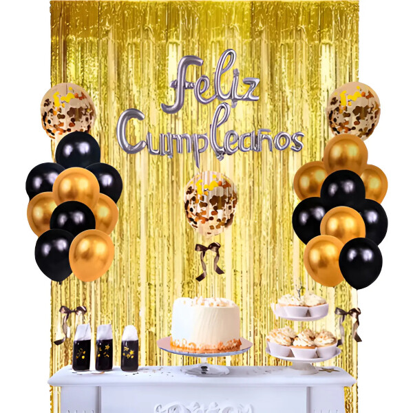 Set De Decoracion Feliz Cumpleaños Con Globos Set De Decoracion Feliz Cumpleaños Con Globos