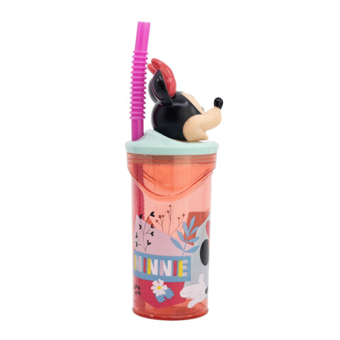 Vaso Alto con Forma 3D 18 cm 360ml Minnie