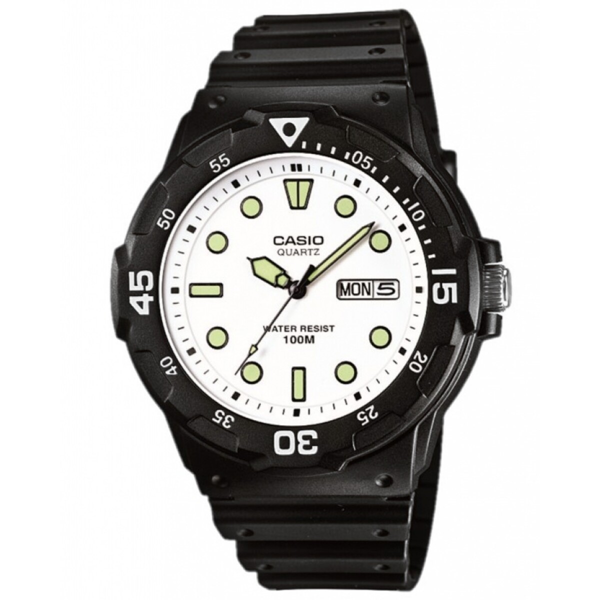 Reloj Análogo Casio MRW-200H-7EVDF Resistente Al Agua - Negro,Negro,Blanco 