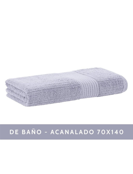 TOALLA BAÑO ACANALADO - 480G GRIS - 70X140 TOALLA BAÑO ACANALADO - 480G GRIS - 70X140