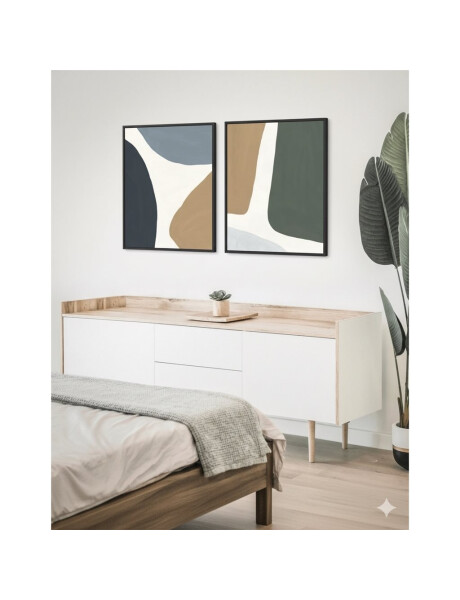 CUADRO CANVAS 40x50cm MARCO FORMAS 2 CUADRO CANVAS 40x50cm MARCO FORMAS 2