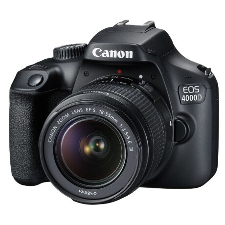 Camara Canon EOS 4000D lente 18-55mm WiFi Camara Canon EOS 4000D lente 18-55mm WiFi