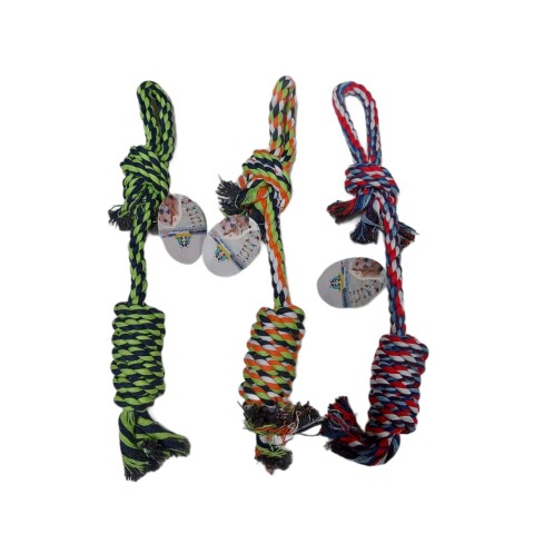 Juguete cuerda nudo simple con agarre Juguete cuerda nudo simple con agarre