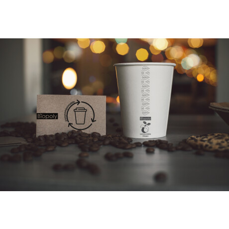 VASO X 25 UNIDADES 12OZ CAFE DOBLE PARED COMPOSTABLE Vaso X 25 Unidades 12oz Cafe Doble Pared Compostable