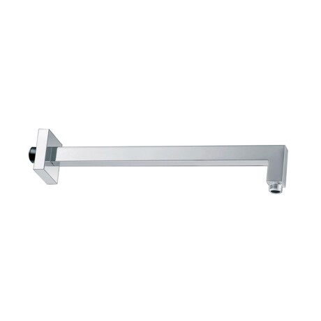 GRIFERIA BRAZO DE DUCHA CUADRADO 40CM BRILLO CROMO BAÑO CROMO