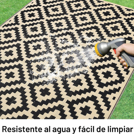 Alfombra Impermeable Patio Exterior Mosaico 150x240 M1