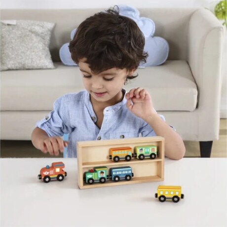 Tren imantado de madera Hi Pando Tren imantado de madera Hi Pando