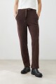 Jogger c/textura acanalada chocolate