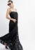 Vestido Filomena Negro Flores