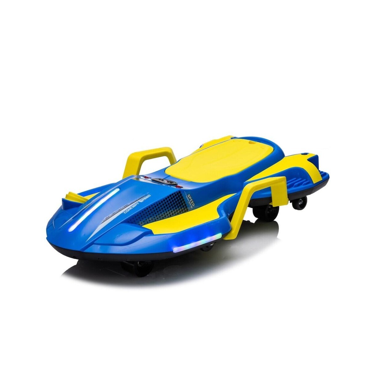 Auto infantil a batería tipo scooter de gravedad Azul 