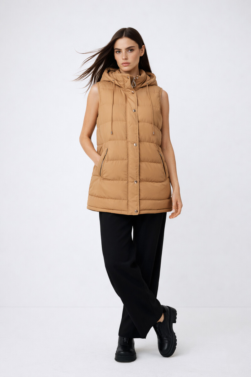 Chaleco Cressida - Tostado 